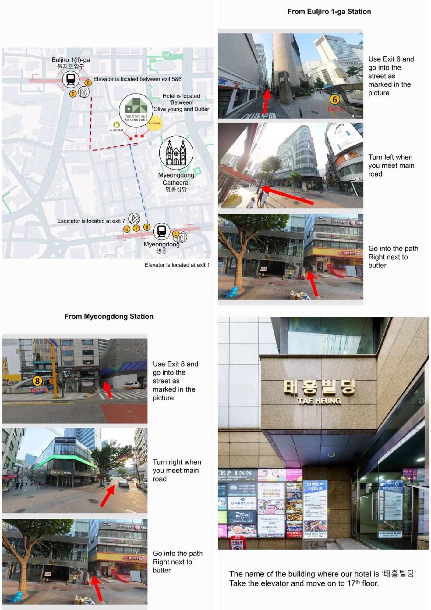 The Stay Hue Myeongdong Seoul Luaran gambar